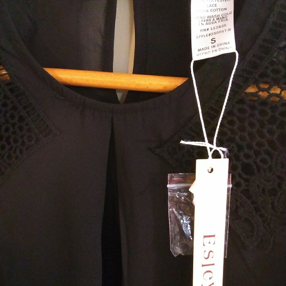 Boutique Black Shirt Blouse - Picture 5 of 5